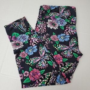 No Boundaries 1 Pr High Rise Leggings** Floral Print**Sz XXXL 21**NWOT